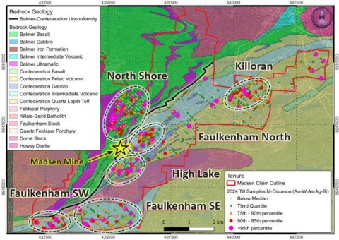 West Red Lake Gold präsentiert neue Zielgebiete aus regionalen Oberflächenprobenahmen bei Madsen