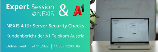 NEXIS 4 für Server Security Checks (Webinar | Online)