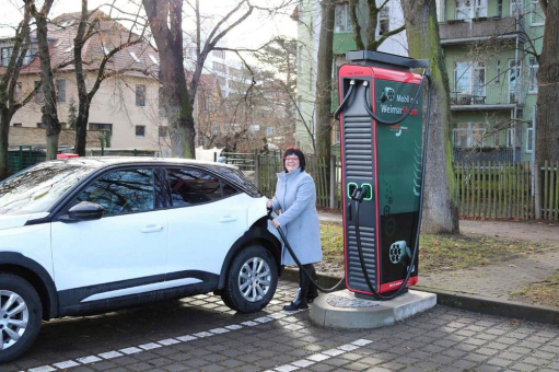 Elektromobilität in Weimar wächst kontinuierlich: Stadtwerke-Ladepunkte erreichen neue Rekordwerte