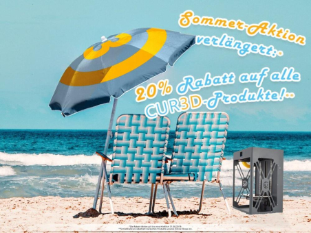 Großer Summer Sale 2019: 20% Rabatt auf 3D-Druck-Software CUR3D