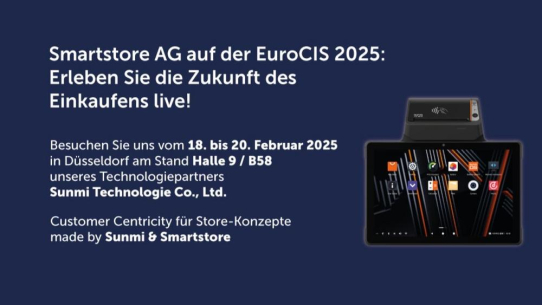 SmartStore präsentiert zukunftsweisende Self-Checkout (SCO)-Prozesse auf der EuroCIS 2025