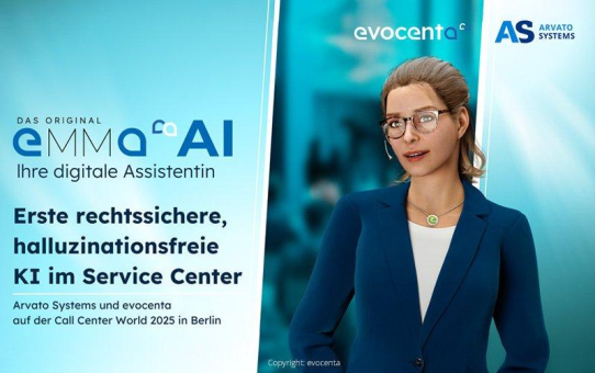 Arvato Systems und evocenta auf der Call Center World 2025 in Berlin