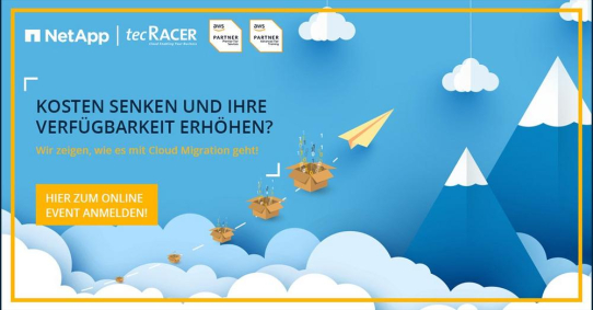 AWS Migration Day - AWS Migration Best Practices und Mehrwert-Services by NetApp (Webinar | Online)