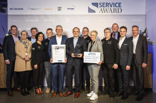 Bester Autoservice Deutschlands: Beresa OWL gewinnt den Service Award 2019