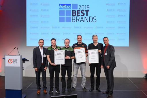 Lieferanten der Zweiradindustrie: "Best Brands" 2018 ausgezeichnet