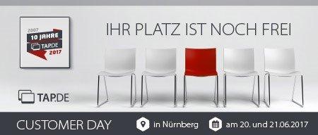 TAP.DE lädt zum Customer Day nach Nürnberg ein