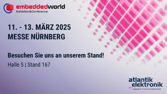 Atlantik Elektronik GmbH auf der embedded world 2025