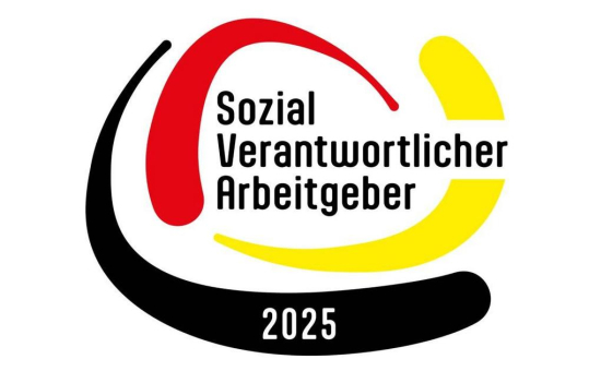 Wir sind ausgezeichnet als Sozial Verantwortlicher Arbeitgeber 2025